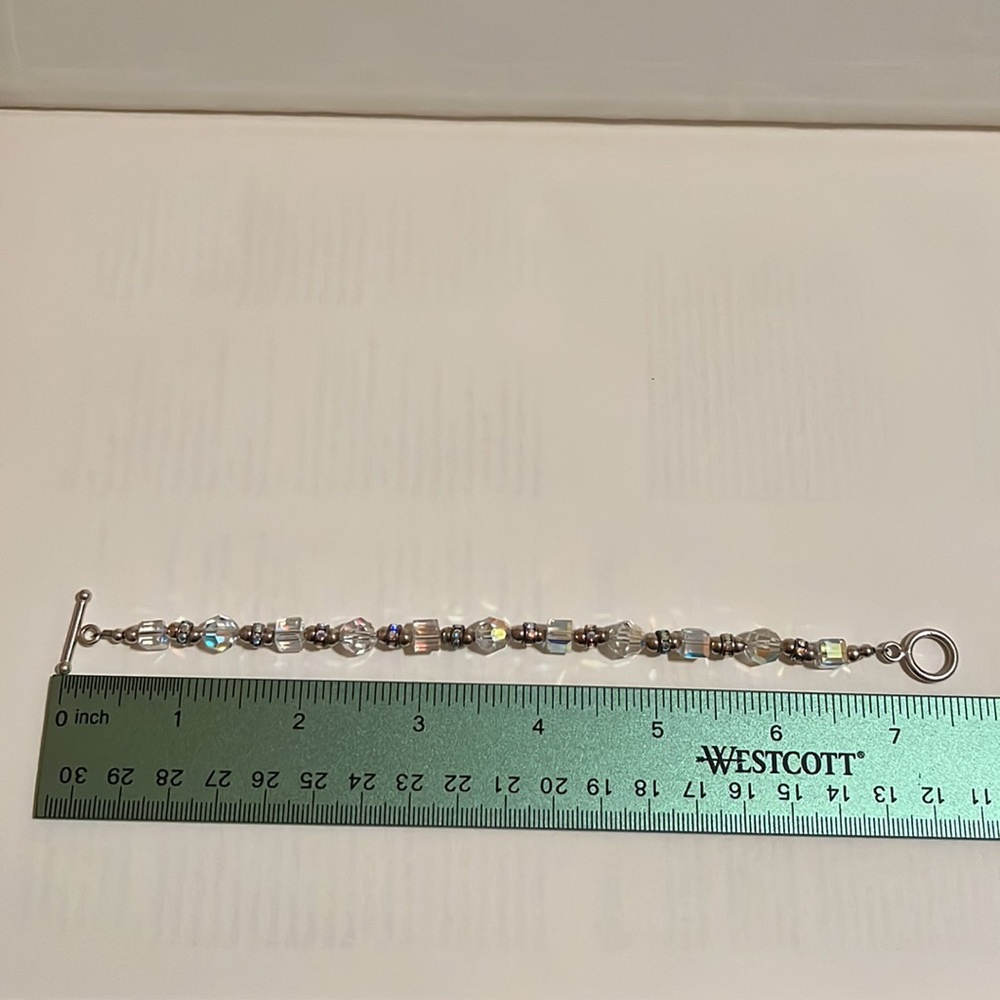 Crystal Bracelet, 925 Sterling Silver - Picture 2 of 3